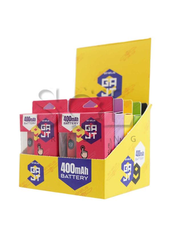 Stratus GAJT 400mah Battery Mix Color Display of 10